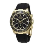 rolex-daytona-cosmograph-yellow-gold-ceramic-black-dial-rubber-strap-116518ln-replica-dyxyc.webp